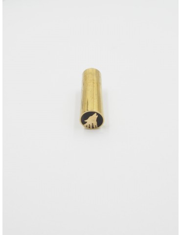 Pin obrazkowy Ø8x28 mm Głowa wilka